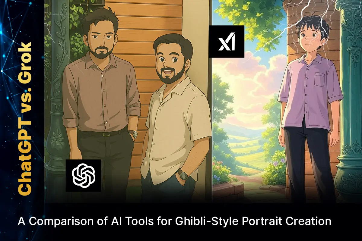 ChatGPT and Grok AI: A Comparison of AI Tools for Ghibli-Style Portrait Creation